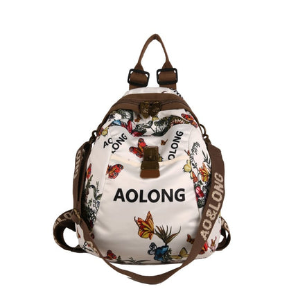 AOLONG Printed Backpack Bag 10# 30*20