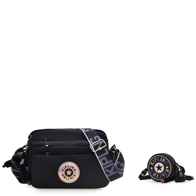 Lightweight Crossbody Kipling + Kip Mini Round