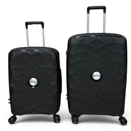 Airplane Premium Travel , Set 3 Bags ( Black ) 22 , 26, 30 inch
