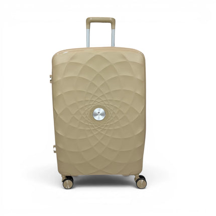 Airplane Premium Travel , Set 3 Bags ( Beige ) 22 , 26, 30 inch