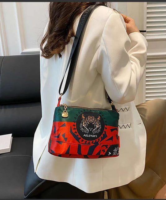 AOLONG Printed Shoulder Bag 1#