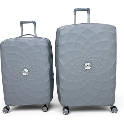 Airplane Premium Travel , Set 3 Bags ( Silver ) 22 , 26, 30 inch