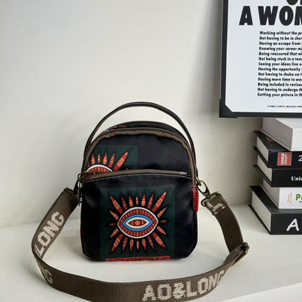 AOLONG Printed Crossbody Bag 1#