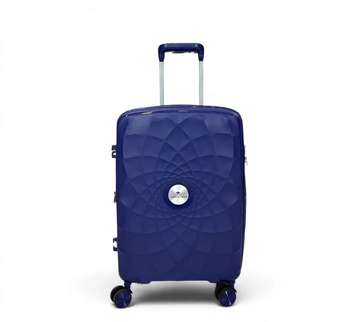 Airplane Premium Travel , Set 3 Bags ( Blue ) 22 , 26, 30 inch