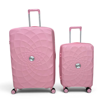 Airplane Premium Travel , Set 3 Bags ( Rose Gold ) 22 , 26, 30 inch