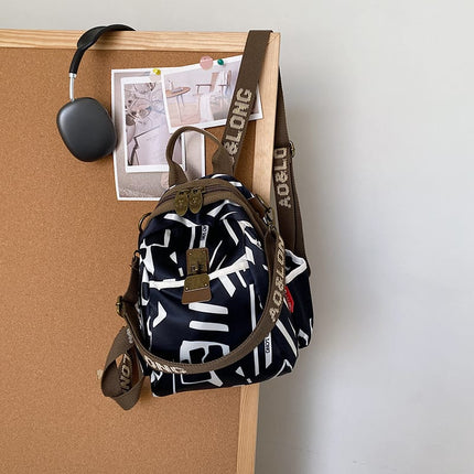 AOLONG Printed Backpack Bag 1# 35*25