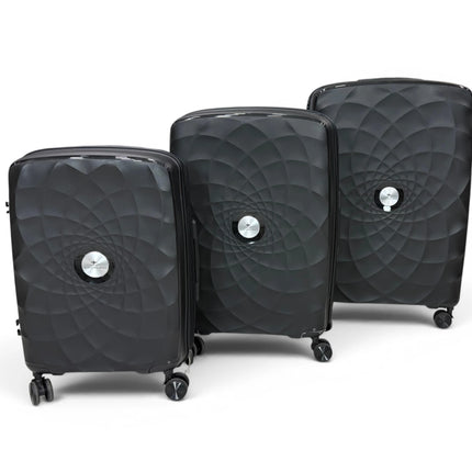 Airplane Premium Travel , Set 3 Bags ( Black ) 22 , 26, 30 inch