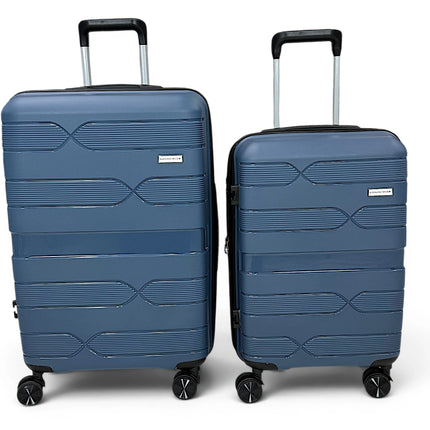 Airplane Elite Travel Bags – 3 Piece Set ( Petrol Blue ) 20 , 24, 28 inch