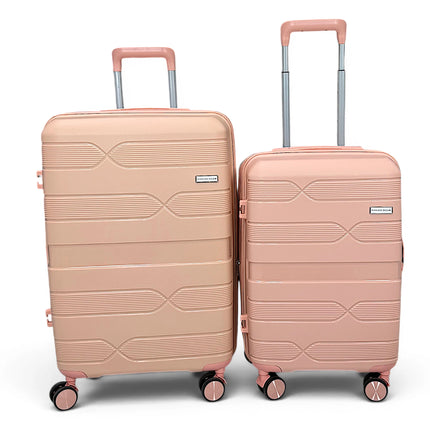 Airplane Elite Travel Bags – 3 Piece Set ( PInk ) 20 , 24, 28 inch