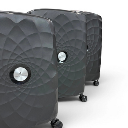 Airplane Premium Travel , Set 3 Bags ( Black ) 22 , 26, 30 inch