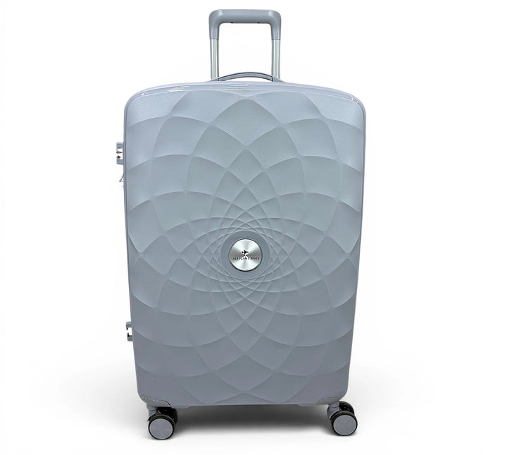 Airplane Premium Travel , Set 3 Bags ( Silver ) 22 , 26, 30 inch