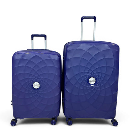 Airplane Premium Travel , Set 3 Bags ( Blue ) 22 , 26, 30 inch