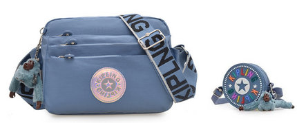Lightweight Crossbody Kipling + Kip Mini Round