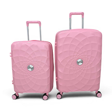 Airplane Premium Travel , Set 3 Bags ( Rose Gold ) 22 , 26, 30 inch