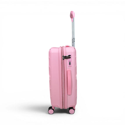 Airplane Premium Travel , Set 3 Bags ( Rose Gold ) 22 , 26, 30 inch