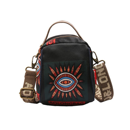 AOLONG Printed Mini Crossbody Bag 1#