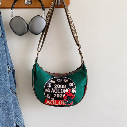 AOLONG Printed Women's Shoulder Bag 1#