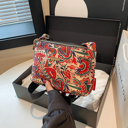 AOLONG Printed Shoulder Bag 2#