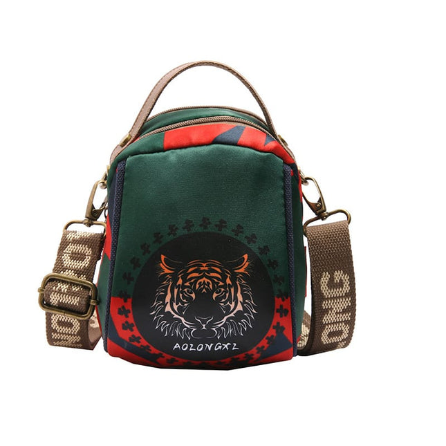 AOLONG Printed Mini Crossbody Bag 3#