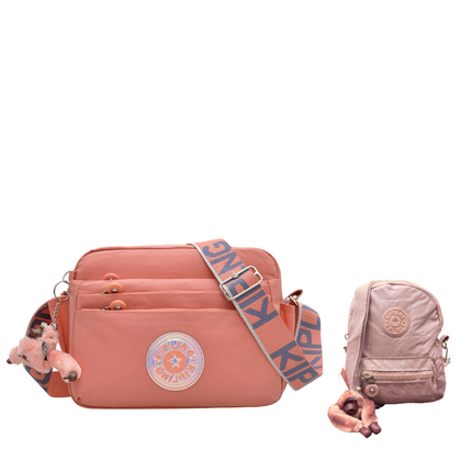 Lightweight Crossbody Kipling + Mini Cross Kip