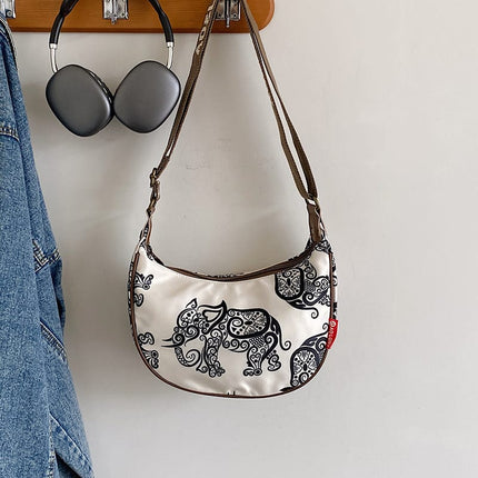 AOLONG Printed Women's Shoulder Bag 2#