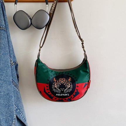 AOLONG Printed Women's Shoulder Bag 3#