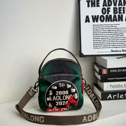 AOLONG Printed Crossbody Bag 3#