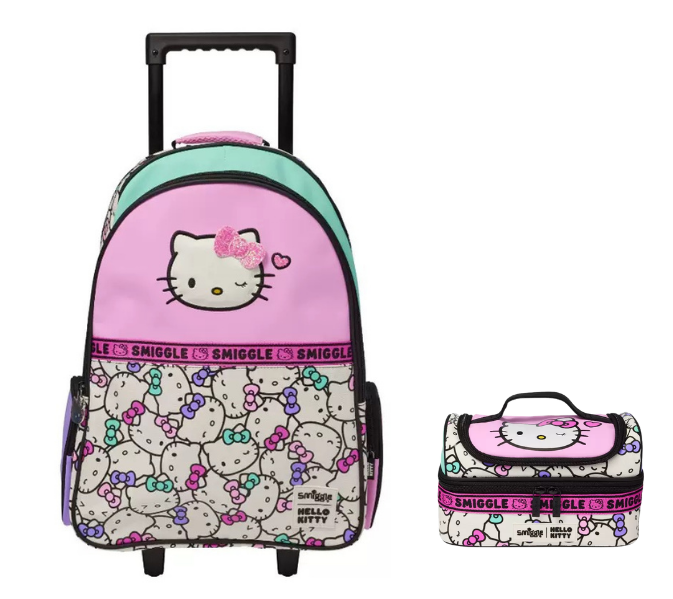 Kitty Trolley Backpack with Lunch Bag , 20 inch