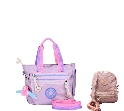 Kipling Soft Tote Bag + Mini Cross Kip