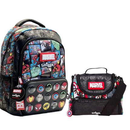 Marvel's Adventure Backpack with Lunch Bag , 17 inch