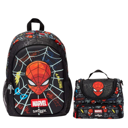 Spider-Man Backpack with Lunch Bag , 17 inch