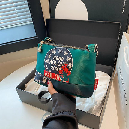 AOLONG Printed Shoulder Bag 4#