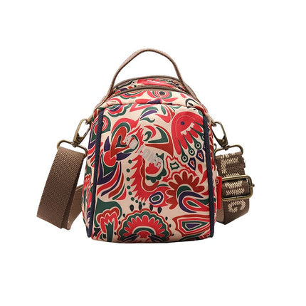 AOLONG Printed Mini Crossbody Bag 4#