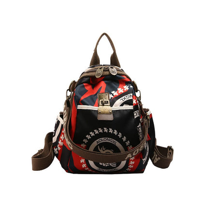 AOLONG Printed Backpack Bag 5# 30*20