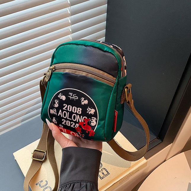 AOLONG Printed Mini Shoulder Bag 5#