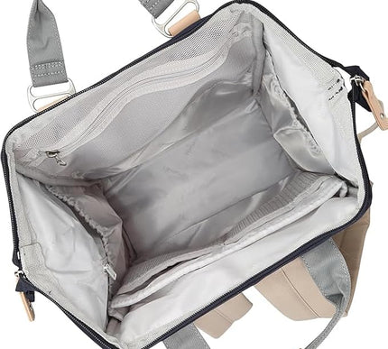 Himawari Laptop Backpack – Off-White & Pink 07#