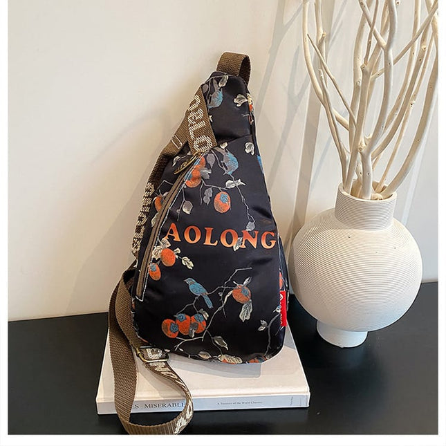 AOLONG Printed Crossbody Chest Bag 6#
