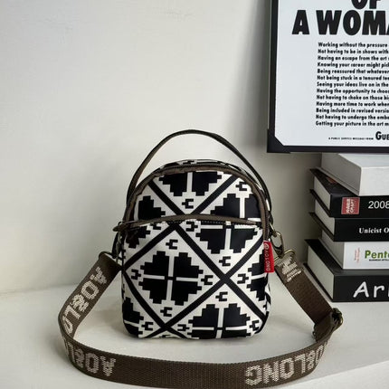 AOLONG Printed Crossbody Bag 6#