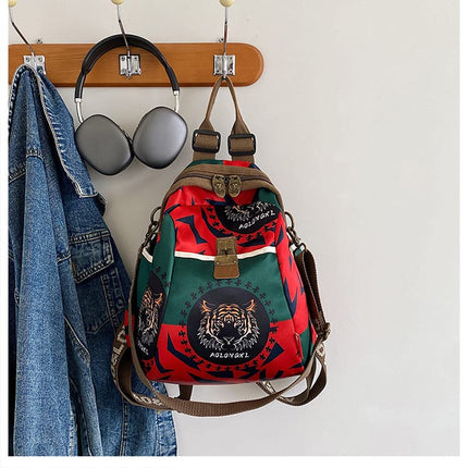 AOLONG Printed Backpack Bag 7# 30*20