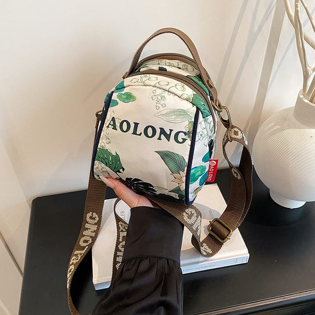 AOLONG Printed Mini Crossbody Bag 7#