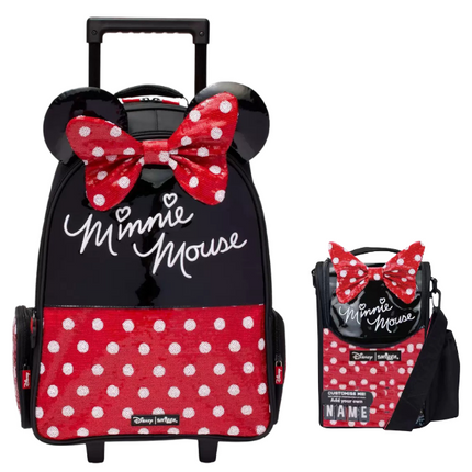 Minnie Mouse Trolley Backpack with Lunch Bag , 20 inch