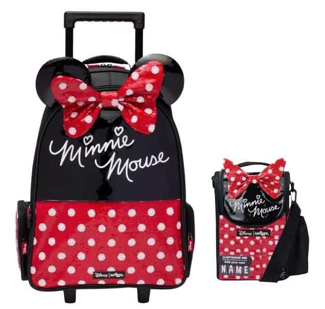 Minnie Mouse Trolley Backpack with Lunch Bag , 20 inch