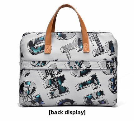 Laptop Sleeve Elegant Versatile Tote Handbag New Multi-Layer Large Capacity Shockproof Laptop Bag Waterproof Feature Polyester