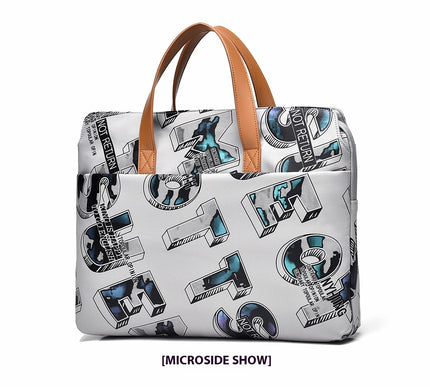 Laptop Sleeve Elegant Versatile Tote Handbag New Multi-Layer Large Capacity Shockproof Laptop Bag Waterproof Feature Polyester