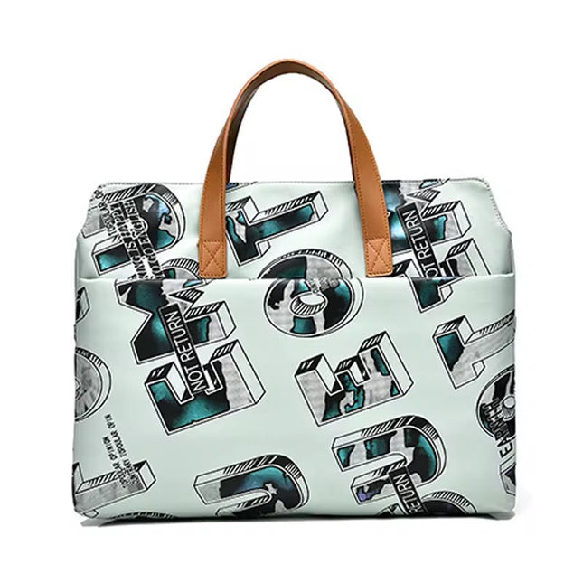 Laptop Sleeve Elegant Versatile Tote Handbag New Multi-Layer Large Capacity Shockproof Laptop Bag Waterproof Feature Polyester