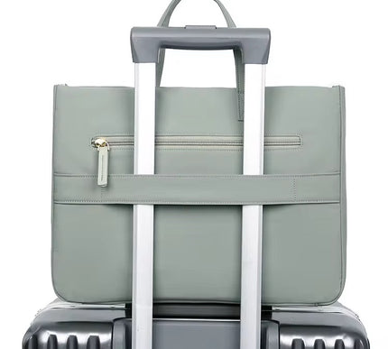 Laptop Sleeve Sleek Style | Multi-Layer Compartments | Water-Resistant Coating | Soft Shockproof Lining | Durable Structure , 15 inch .