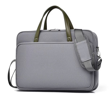 Laptop Sleeve Stylish Look | Multi-Compartment Interior | Waterproof Material | Shockproof Lining | Perfect for Work &amp; Travel 15 inch