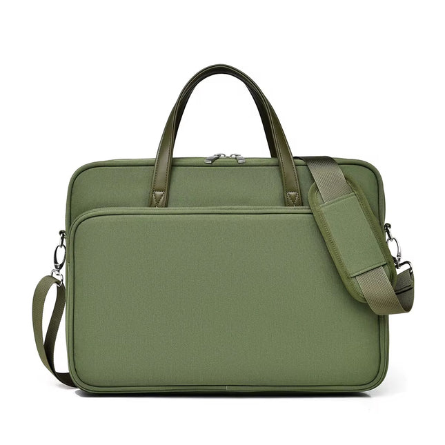 Laptop Sleeve Stylish Look | Multi-Compartment Interior | Waterproof Material | Shockproof Lining | Perfect for Work &amp; Travel 15 inch