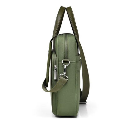 Laptop Sleeve Stylish Look | Multi-Compartment Interior | Waterproof Material | Shockproof Lining | Perfect for Work &amp; Travel 15 inch