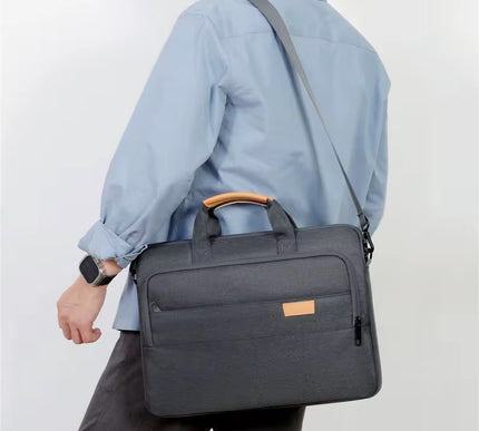 Laptop Sleeve Elegant Texture | Spacious Interior | Durable Polyester | Shockproof Padding | Water-Resistant Finish 15 inch